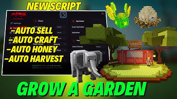 Grow a Garden Script (Nil Hub) | Auto Honey, Auto Craft, Auto Sprinkler | Roblox Script S
