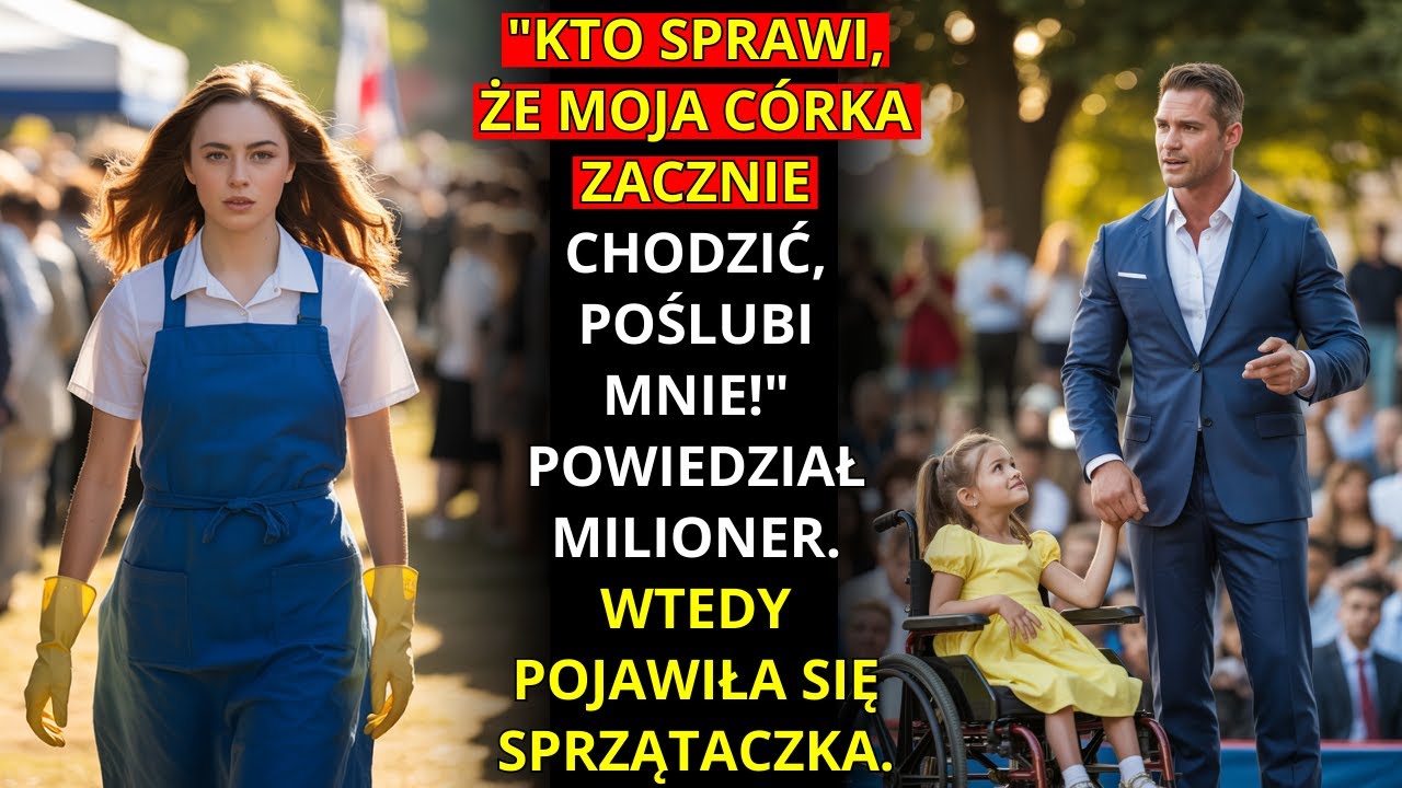„KTO SPRAWI, ŻE CÓRKA ZACZNIE CHODZIĆ, POŚLUBI MNIE!” POWIEDZIAŁ MILIONER. WTEDY SPRZĄTACZKA.