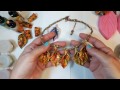 Polymer Clay Leaf Beads