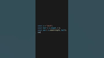 How to split a string into two substrings in JavaScript!
