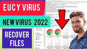 Eucy Virus Ransomware Removal and Decrypting Guide | .Eucy file recovery Guide