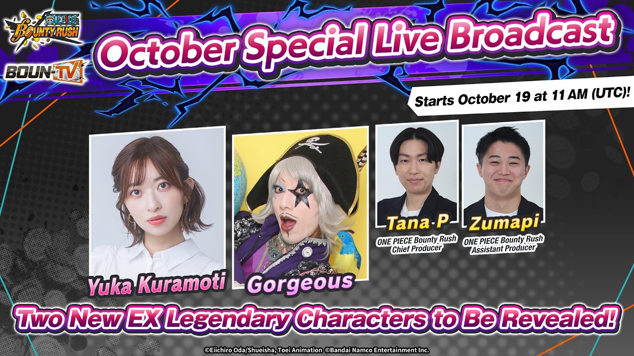 [ONE PIECE Bounty Rush] October Special Live Broadcast