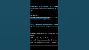 PSA Scenario Exit Card Cooldown Reset Confirmed! Lunar Oracle Update for #oncehuman #lunaroracle