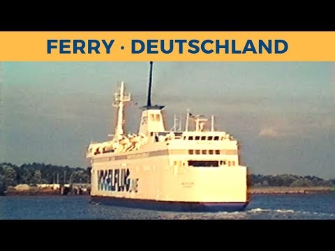 Classic Ferry Video 1997 - Arrival of ferry DEUTSCHLAND in Rødbyhavn (DFO)