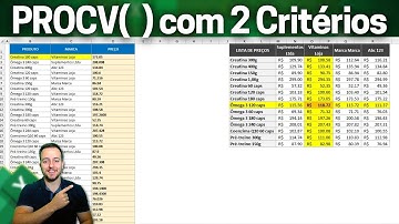 Procv Dois Critérios de Busca Linha e Coluna no Excel | Fórmula 3D