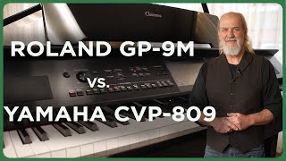 Digital Piano Showdown: Roland GP-9M vs. Yamaha CVP-809