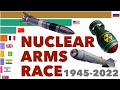 Countries with most nuclear weapons 1945  2022