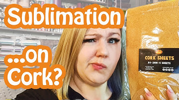 Sublimation On Cork - Making Coasters  Various Cutting Techniques