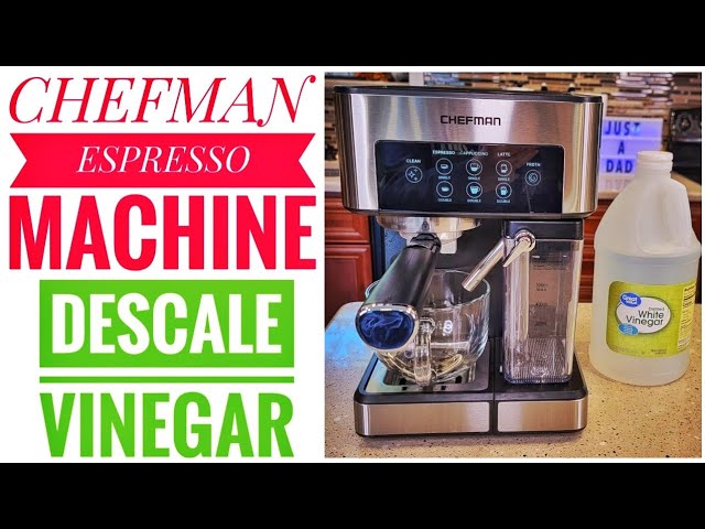 Chefman espresso machine daily cleaning steps