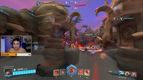 enemy Makoa does an incredible mid air hook feat tarden #paladinsclips #paladinsshorts #tarden
