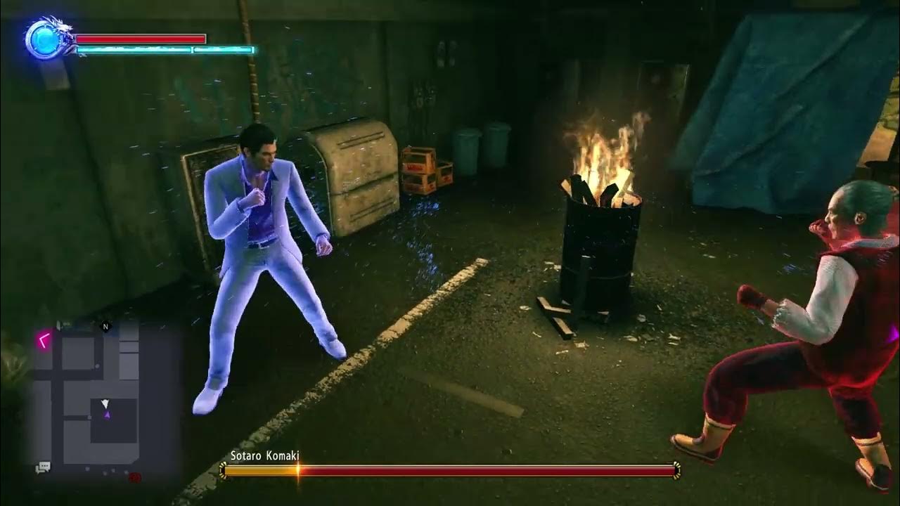 Yakuza Kiwami 2 Sotaro Komaki(from substory) No damage No equipment, weapon Hard