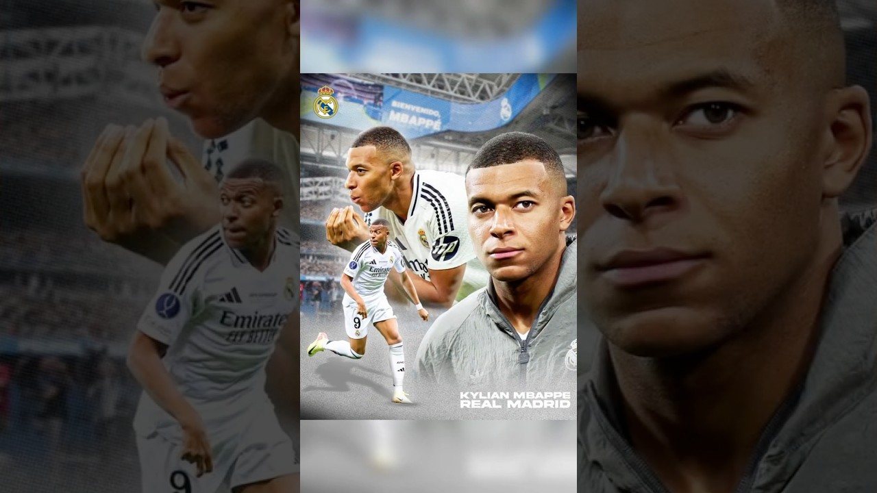 Kylian Mbappé design 🐐🌟 #mbappe #kylianmbappe #realmadrid #france #spain #madrid #graphicdesign
