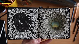 Secret Garden, Altered Book Journal (Books Become Art) Second Tutorial