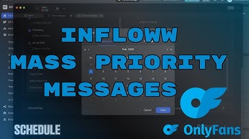 How to send Mass Priority messages on OnlyFans with Infloww