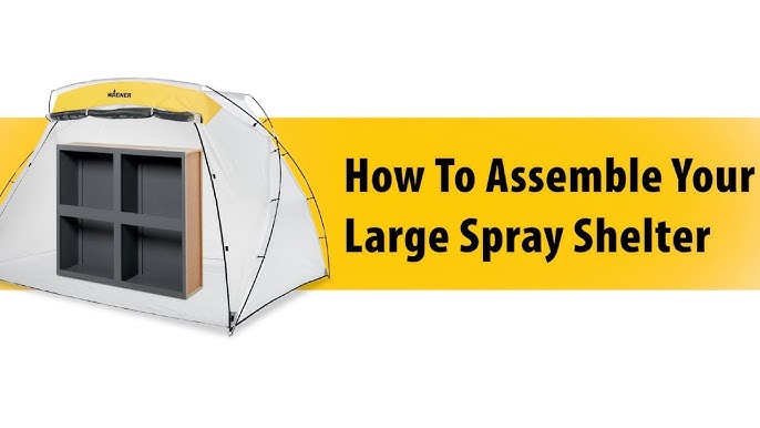 How do you set up a Homeright Spray Tent Shelter? - Infarrantly