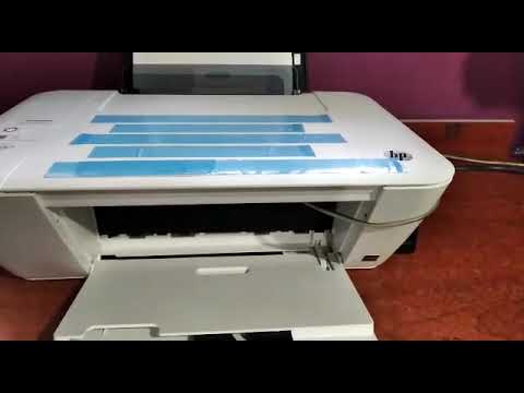 PRUEBA DE IMPRESION EN UNA IMPRESORA HP1515 SOLO TANQUE NEGRO - YouTube