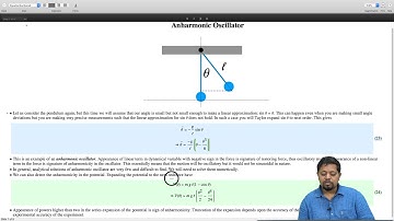 Anharmonic Oscillator