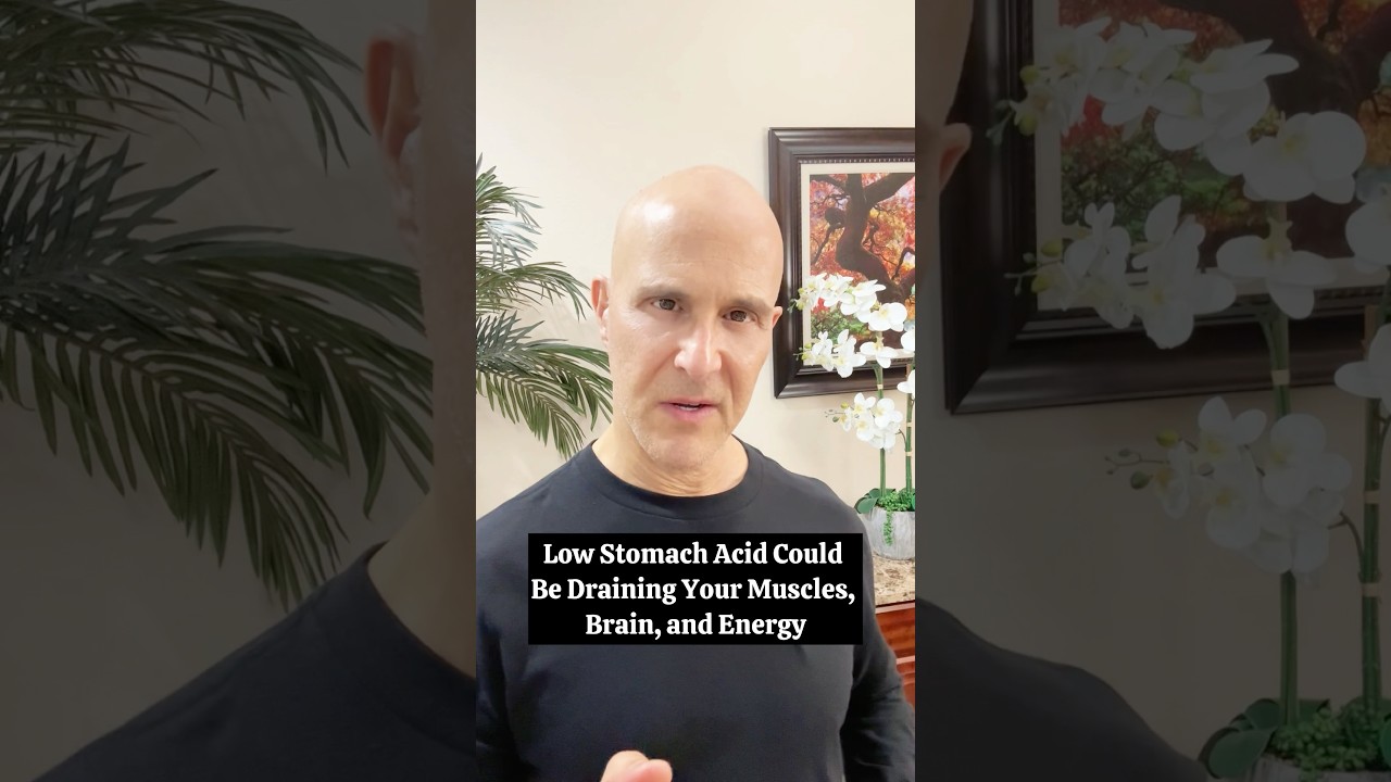 Low Stomach Acid Could Be Draining Your Muscles, Brain, and Energy!  #drmandell #digestion #protein