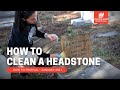 How to clean a headstone: Pro tips from Rachael Kangas