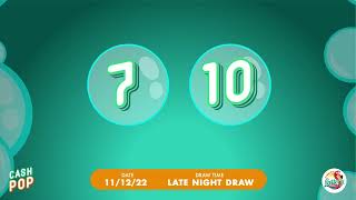 Cash Pop Late Night 11-12-22