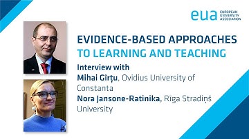 Evidence-based approaches to learning and teaching - Mihai Gîrţu and Nora Jansone-Ratinika
