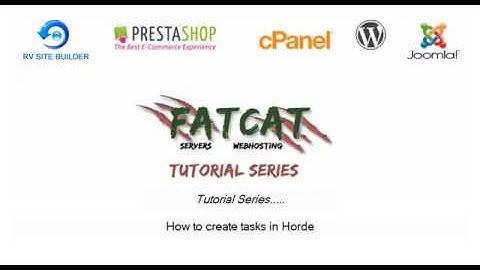 How to create tasks in Horde