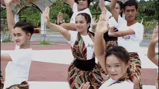 FLASHMOB TARI KREASI JAIPONG MOJANG PRIANGAN binaan sanggar algia Pangandaran