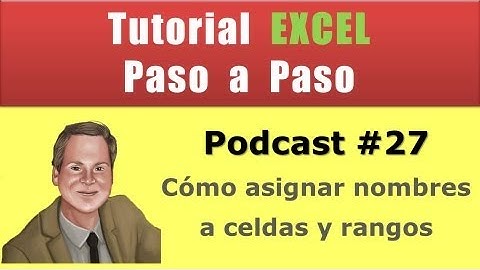 Podcast #27. Asignar nombres a celdas y rangos. Tutoriales Excel 2010.