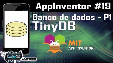 Banco de dados TinyDB/P1 - Curso de AppInventor #19