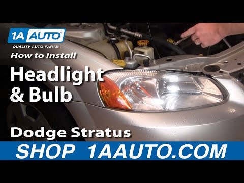 How to Replace Headlight 01-06 Dodge Stratus