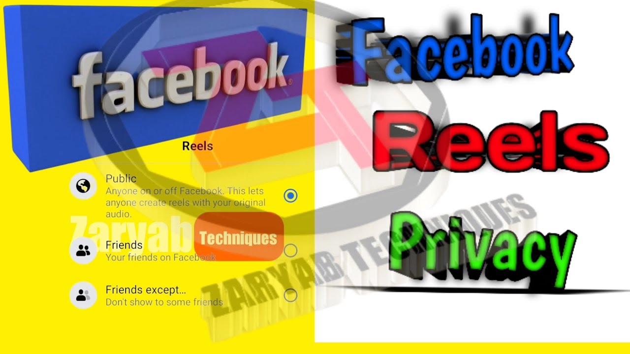 Facebook Reels Privacy Facebook Reels Privacy Settings!! YouTube