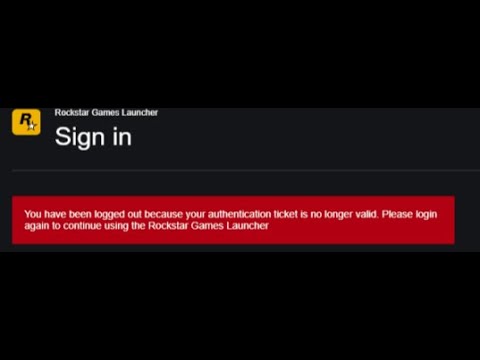 AUTHENTICATION TICKET ROCKSTAR LAUNCHER FIX! | ERROR 1008 FIX! | Can't download rockstar launcher?