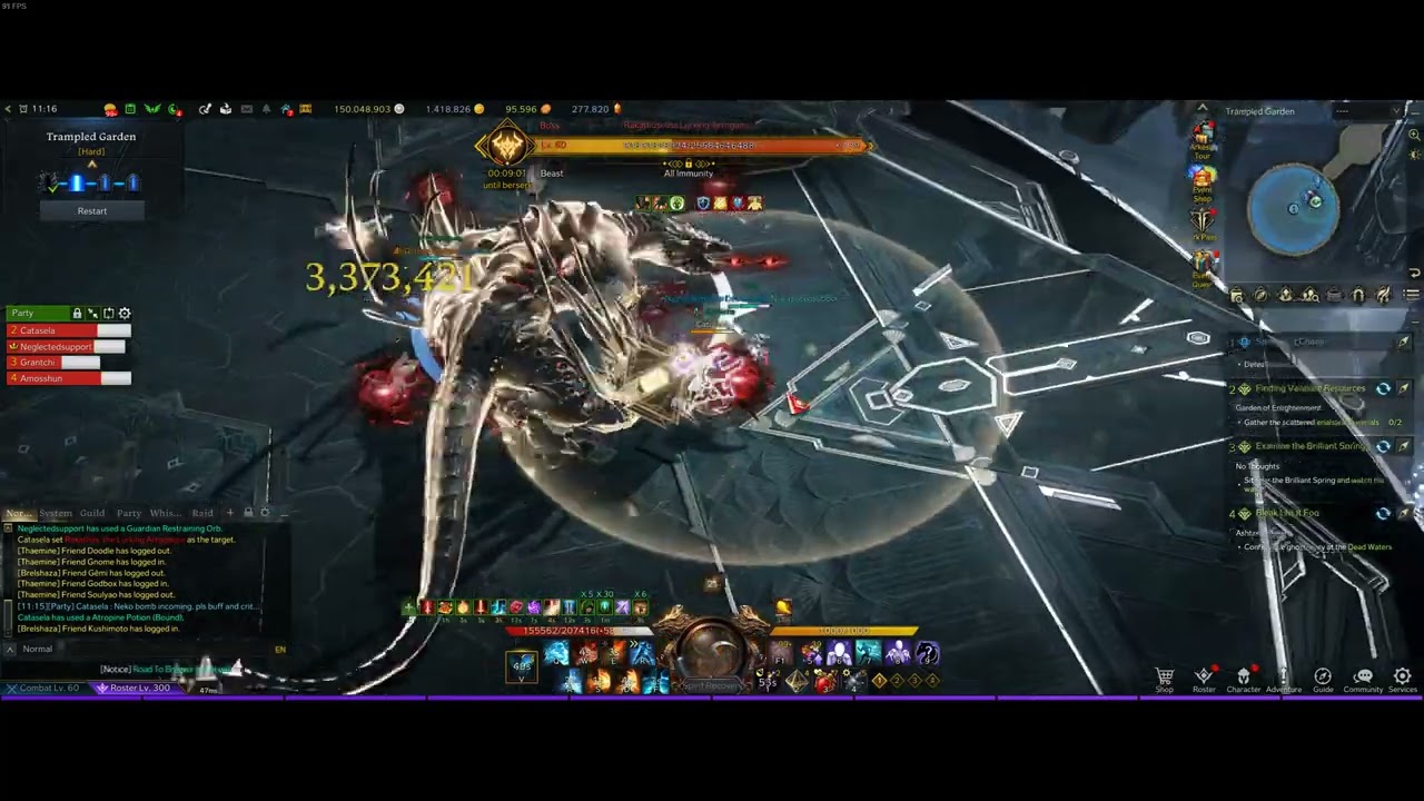 [Lost ark] Voldis HM Full Afk Bus - Robust Soulfist perspective