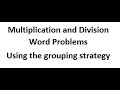 Multiplication and Division Word Problems Quiz