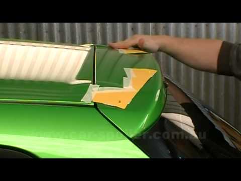 How to install a spoiler on a Mazda 2