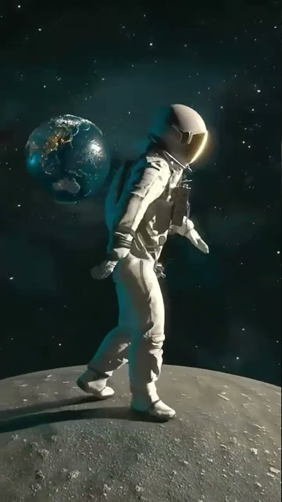 Moon 🌒 Walk by Astronaut ...