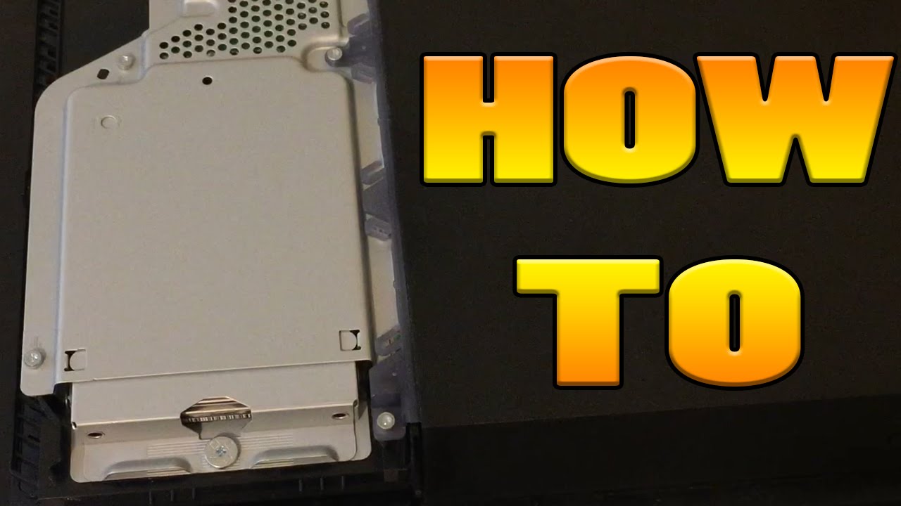 How Upgrade PS4 Hard Drive and Keep All - YouTube