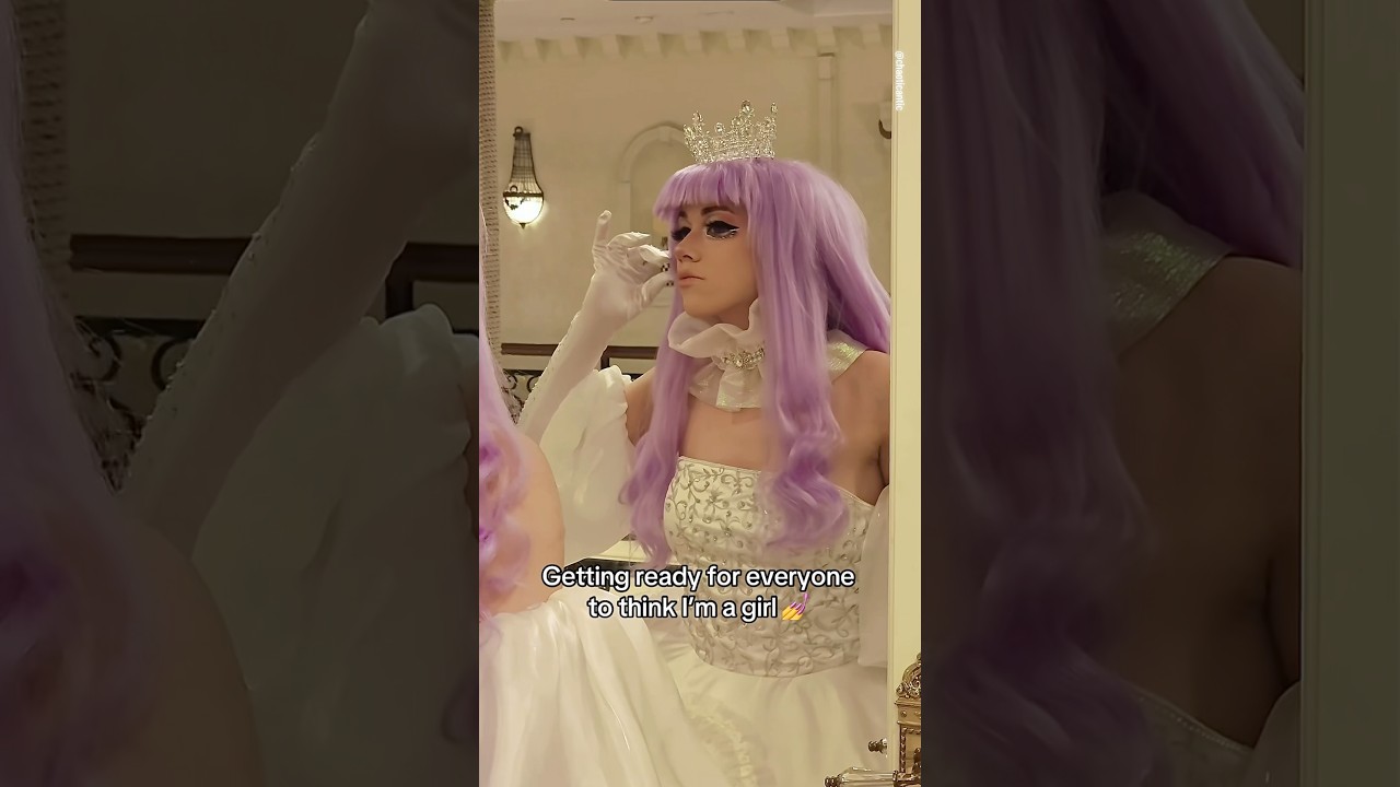 Just a Princess 👑 #cosplay #drag #princess #princessjellyfish #makeup #femboy #anime #manga #cute