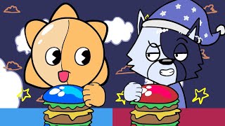 Sun Vs Moon Red Vs Blue Mukbang - Fnaf Security Breach Animation