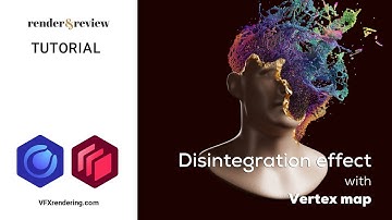 Disintegration Effect with Vertex Map (Cinema 4D) | Tutorial | VFXRendering