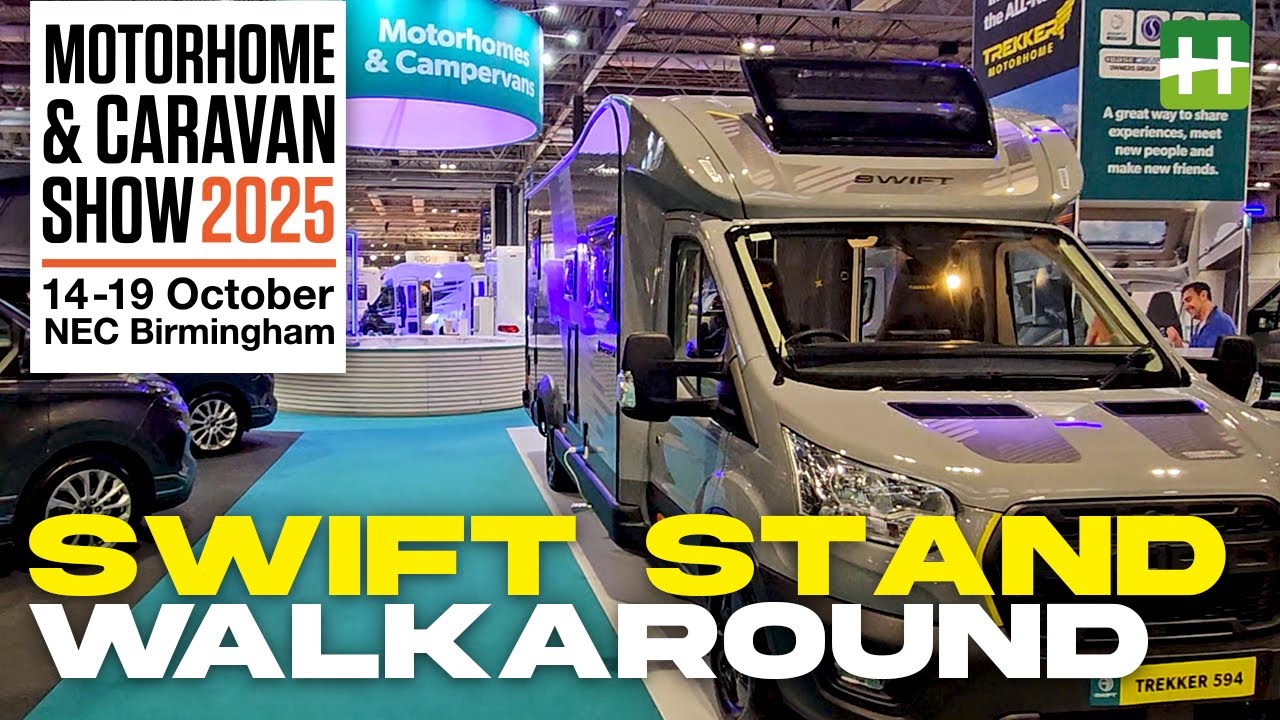 Motorhome & Caravan Show 2025 | Swift Motorhomes Pre-Show Walkaround ...