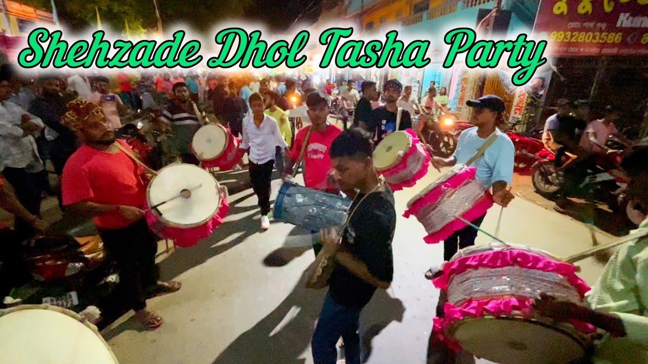 💫🎵Tut Jayi Raja Ji Song🎵💫Play To👑Shehzade Dhol Tasha Party👑||🤩Santipur Ganesh Puja 2025🤩