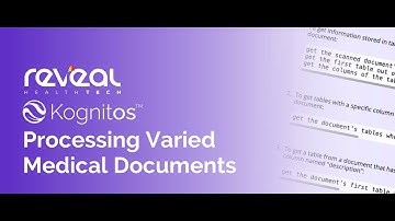 Watch how Reveal HealthTech is unlocking the potential of Generative AI & Automation in Healthcare