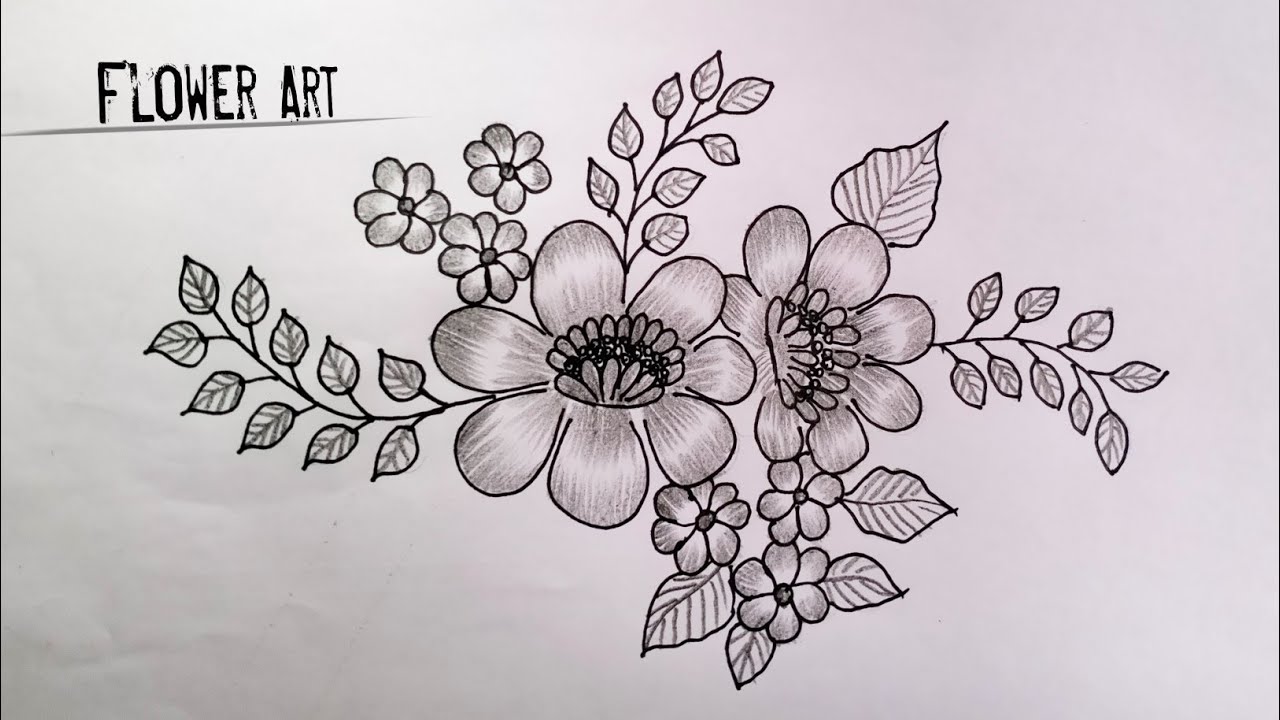 How to Draw🌸Flower || Flower🌼Design || Flower Drawing Tutorial ...