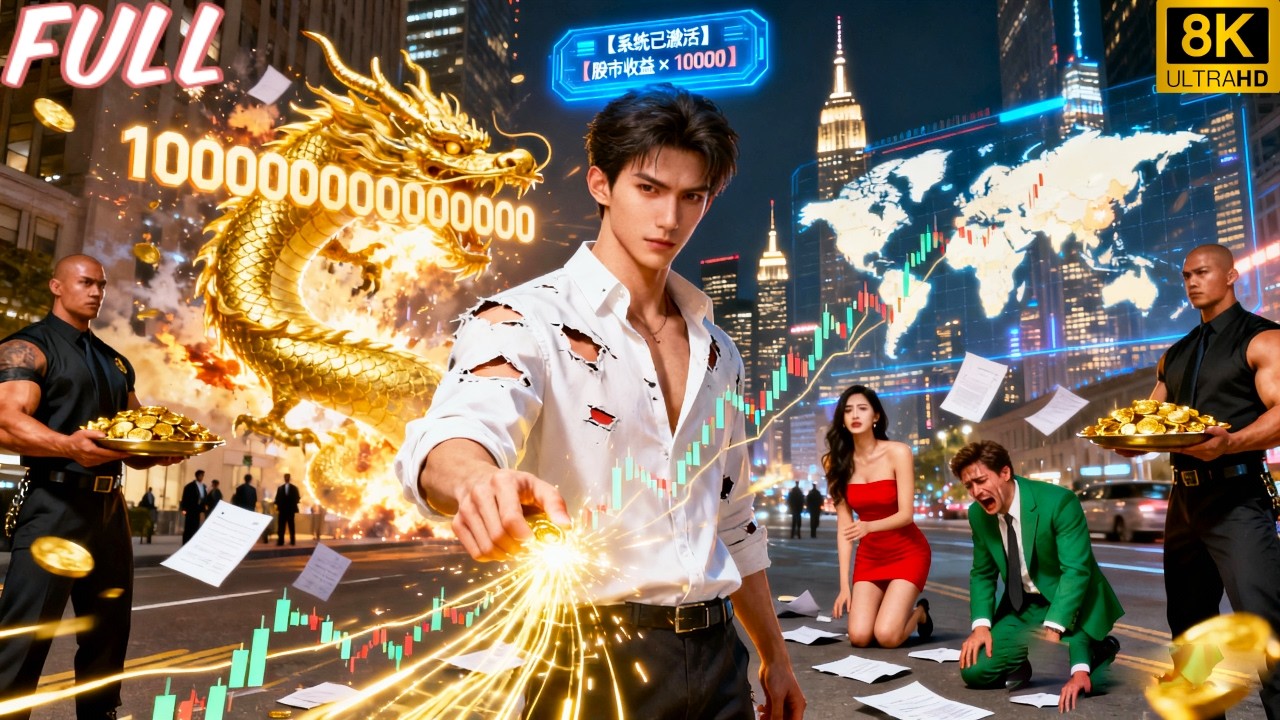 A poor man, shamed by his wife, awakens a system, sweeps stocks, and becomes the world’s richest!