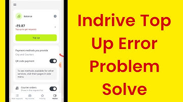 Indrive Top Up Error Problem Solve 