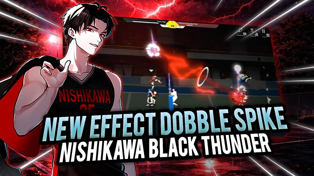 Review Effeck Dobble Spike nishikawa Black - The Spike Volleyball Cross