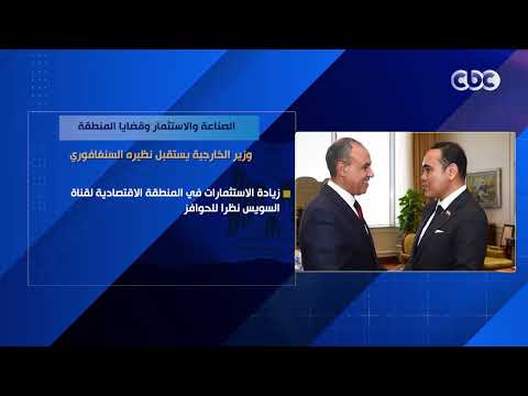 الصناعة والاستثمار وقضايا المنطقة.. وزير الخارجية يستقبل نظيره السنغافوري