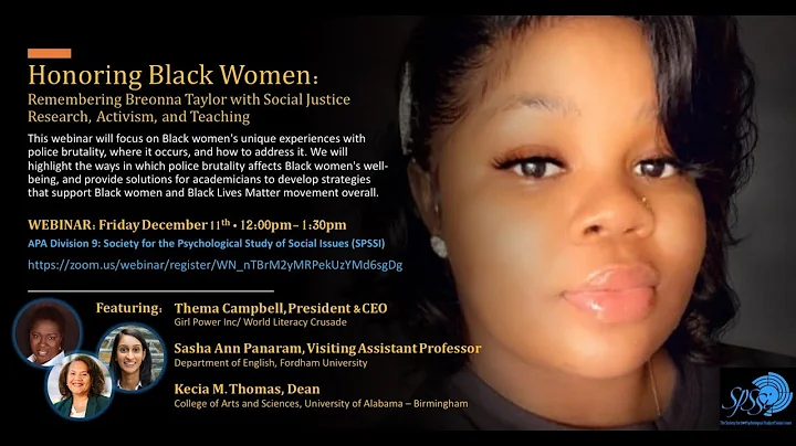 Honoring Black Women: Remembering Breonna Taylor w...