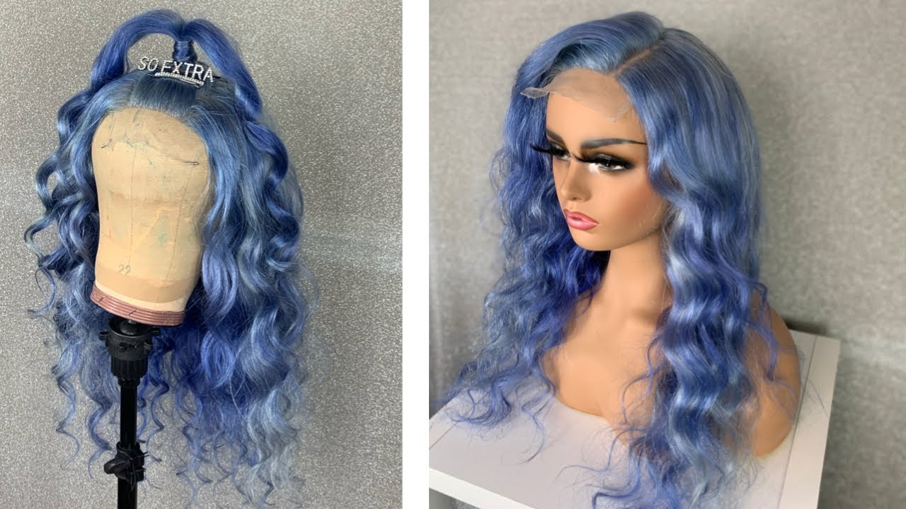 3. 20 Gorgeous Blue Ombre Hair Ideas for Dark Hair - wide 5